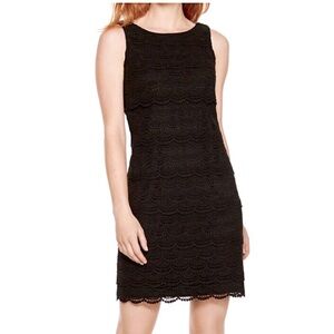 WHBM SL Tiered Lace Shift Dress